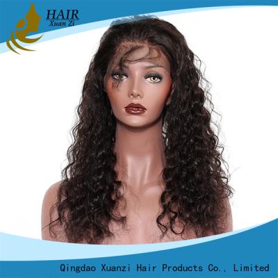 China Wet Wavy Real Human Hair Wigs , Tangle Free Human Hair Bundles Deep Wave for sale