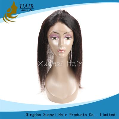 Chine Cheveux 100% frontaux de Brésilien de Vierge de fermeture de Smoothsilk de dentelle molle de la base 360 à vendre