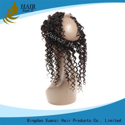 China Kinky Curly Senegalese Twist Wig , Clip In Human Hair Extensions No Chemical for sale