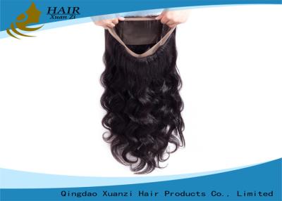 China Customized Body Wave 360 Full Lace Wigs , Straight 100% Virgin Brazilian Hair for sale