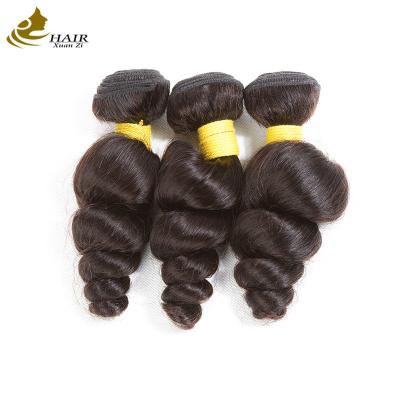 China extensiones del cabello humano de la Virgen 8a ninguna fibra con 4 * el cierre de 4 cordones suelta la onda en venta