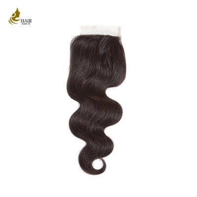 China Body Wave Virgin Human Hair Top Closures Can be Dyed with Baby Hair for sale