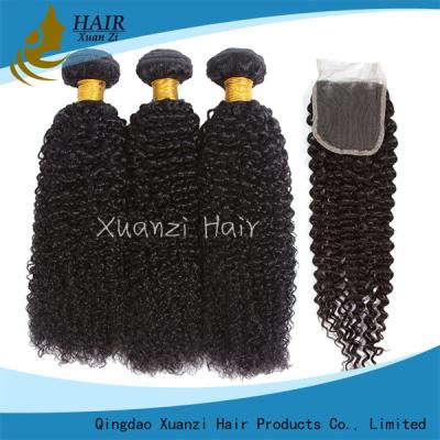 China Brazilian Virgin Human Hair Extensions Extended Long Curly Wavy Hair Not Fall Off for sale