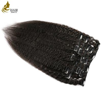 China 7A Clip In Virgin Hair Extensions for sale