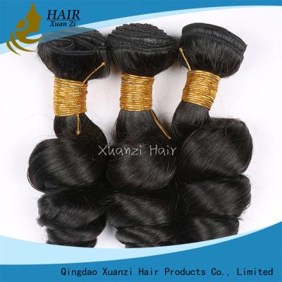 China No Fibers Virgin Human Hair Extensions Without Chemical Processing / Bleaching for sale