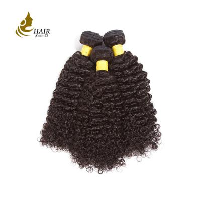 China Onverwerkte Human Hair Extension 10a Diepe Golf Krullend Maagd Haar 3 Bundel Gesloten Te koop