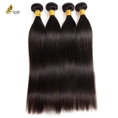 China 10A Weave Hair Bundles Natural Color , Smooth Straight Virgin Keratin Hair Extensions for sale