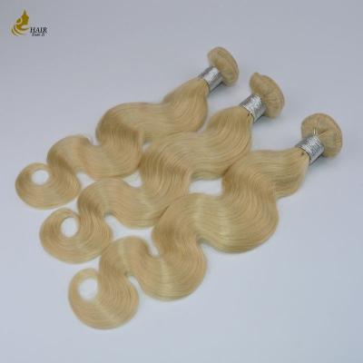 Cina Estensioni bionde dei capelli umani del tessuto di Remy del vergine 613# con chiusura in vendita