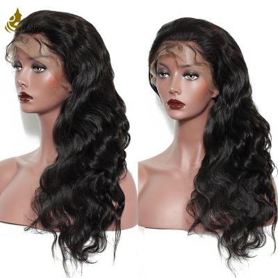 China Long 100% virgin human natural black hair wig can be customized for sale