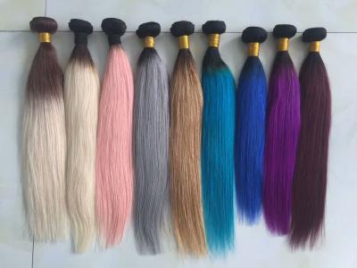 Chine les cheveux brésiliens de Remy de vague de corps de 8A Ombre 1/3 paquet tissent des prolongements de trame à vendre