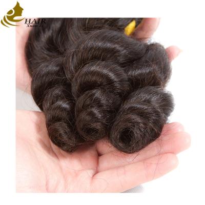 China Extensiones malasias 100% del cabello humano de la Virgen de la trama de la armadura floja 1Bundle/100g de la onda en venta