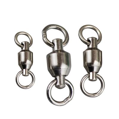 China Wholesale 10pcs Ball Bearing Swivel Connector Fishing Copper Accessories Tackle Bearing Swivel for sale