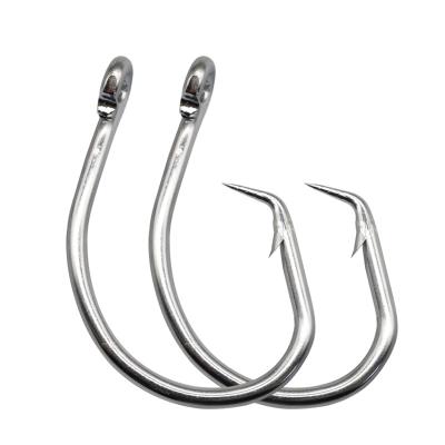 China Custom Stainless Steel Large Set Sea Tuna Fishing Hooks 39960 Shark Circle Hook Tackle for sale