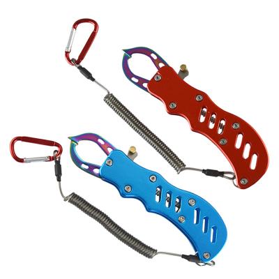 China Fish Caught Mouth 170mm 118g Aluminum Alloy Fish Handle Fishing Pliers Outdoor Fishing Tools Tackle for sale