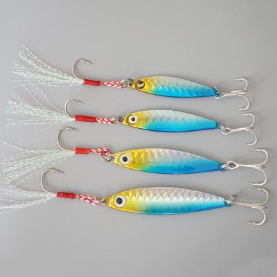 China Jig Alloy 7g 10g 15g 20g Lead Bait Metal Artificial Lead Trolling Iron Lure Fresh Saltwater for sale