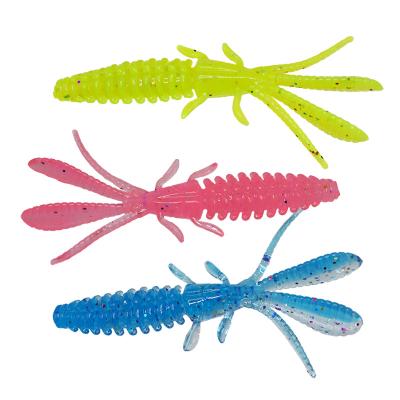 China New Style 1pcs Soft PVC Shrimp Bait Bionic Lures Fishing Accessories Tackle for sale