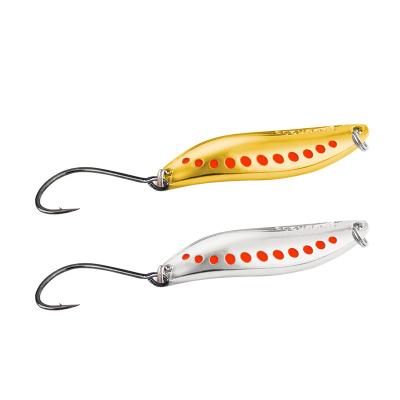 China Wholesale Red 3g 5g Metal Spoon Sequin Lures With Single Artificial Hook Fishing Groundbait for sale