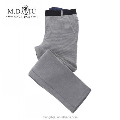 China Anti-pilling classic style perfect quality woolen fabrics light gray tender men's pants for sale