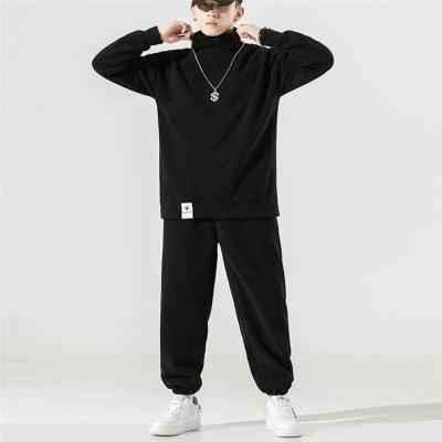 China 2022 Men's Breathable Casual Clothing Sweatshirt Tracksuit Pants Sweatpants Hoodies Sportswear 2 Pieces Set for sale