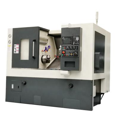 China 450mm adopt meehanite class iron center bed CNC lathe machine oblique rotation casting price the new mini for sale