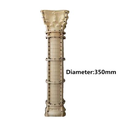 China Traditional Precast Decorative Concrete Roman Column Pillar Plastic Molds For Sale for sale