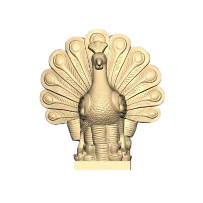 China European precast garden peacock decorative concrete animal mold for sale for sale