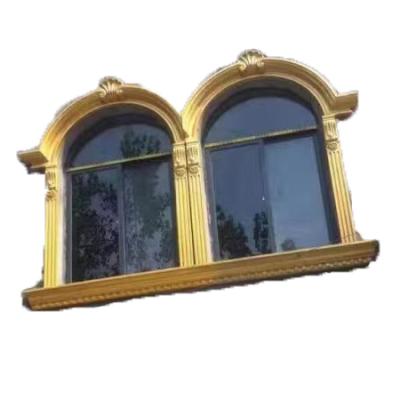 China Double Curved Plastic Decoration Arch Window Construction Molds For Concrete for sale