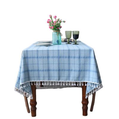 China Modern custom size bank tablecloths elegant gingham tablecloth for sale