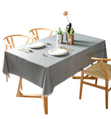 China Hot Selling Cheap Rectangle Tablecloth PVC Table Cover Picnic Waterproof Indoor Outdoor Table Cloth for sale