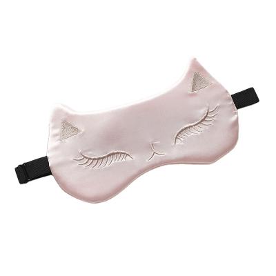 China Light Shading Customized Custom Cute Cat Sleep Eye Mask For Wholesale for sale