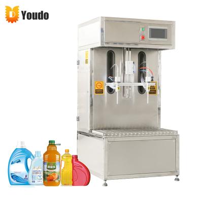 China Semi Automatic Beverage Liquid Filling Machine For Oil Water Drinks Juice Lotion Wine Soap In Polyethylene Glass Plastic Bottle for sale