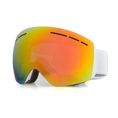 China Best Selling Custom Made Unique Snow Men Women Ski Goggles Ski Goggles Hot Rated Strap Fog Beautiful for sale