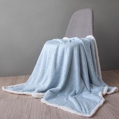 China 100% Antistatic Sherpa Fiber Superfine Luxury Berber Fleece Thick Blankets For Sale for sale