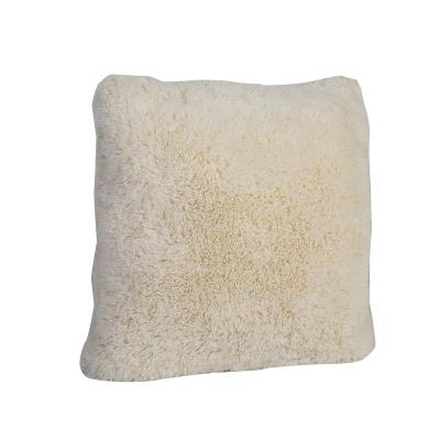 China Anti-Static Luxury DECORATIVE Cushion Faux Fur Pillow Plush Cushion Case18*18inch Pillows Shape for sale