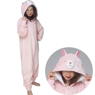 China Cosplay Homewear Lounge Wear Thermal Animal Costume Unisex Alpaca Sleepwear Kigurumi Onesie Pajamas for sale