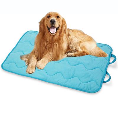 China Custom Blue Pet Gel Summer Waist Cooling Mat Ice Cooling Cooling Mat for sale