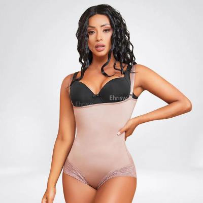 China HOT SELLING Fajas Eco-Friendly Seamless Compression Antibacterial Sculpting Slimming Body Shaper Shapewear One Piece Jumpsuit For Women for sale