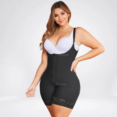 China Antibacterial Custom Body Shaper Compression Belt Shapewear Butt Lifter Colombians Faja Post Surgery Women Tummy Control Shapewear Bodysuit for sale