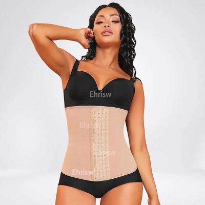 China Women Plus Size Underbust Waist Trainer Waist Trainer Hourglass Body Shaper Corsets High Quality Girdles Antibacterial Compression Girdle Double Latex for sale