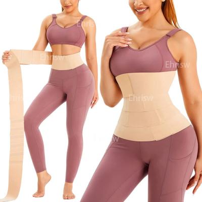 China Antibacterial Body Shaper Belt Waist Trainer Wrap For Women Tummy Control Waist Shaper With Buckle for sale