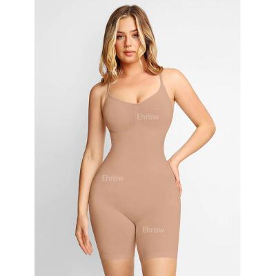 China Seamless Antibacterial Sculpt Daily Wear Jumpsuits Slimming Tummy Control Butt Lifter Thongs Jumpsuit Shapewear Overalls for sale