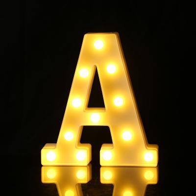 China Holiday Decoration Birthday Party Decoration Proposal LED Confession Shape Letter Light Lamp for sale