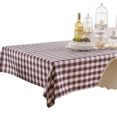 China Nordic Wholesale Cheap Waterproof Oil Proof Polyester Tablecloth Waterproof Table Cloth for sale