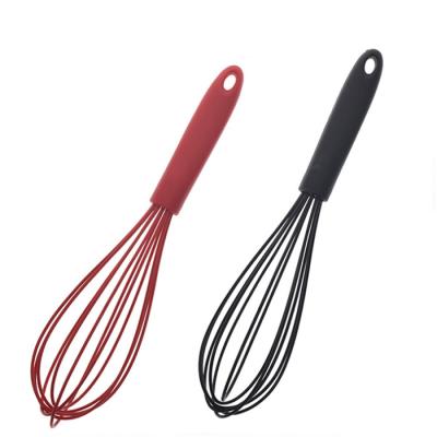 China Viable Non-Stick Balloon Silicone Egg Beater Wire Egg Beats Kitchen Baking Tools for sale