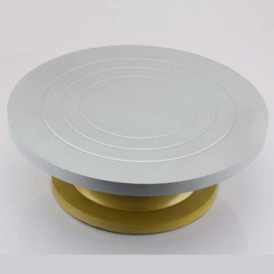 China 12 inch viable cake decorating turntable fondant cake rotating stand for sale