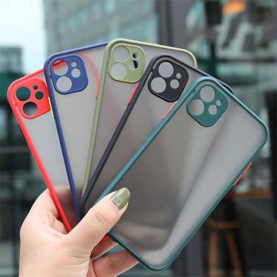 China Hot Selling Shockproof Feeling Peel Contrast Matte Shockproof Cover For iPhone 13 Mobile Phone Case For Apple Shell Protector for sale