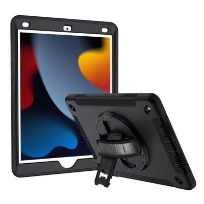 China Heavy Duty Pad for iPad 10.2 Inch Heavy Duty Rugged Protective Shockproof Tablet Case Cover with Built-in Kickstand 360 Degree Rotation for sale