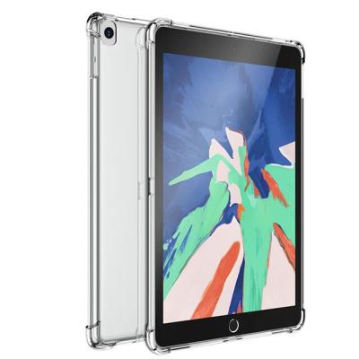 China Wholesale Ultra Thin Tablet Snare Case For iPad Crystal Transparent Soft Clear TPU Shockproof Back Cover With Corners Protection for sale