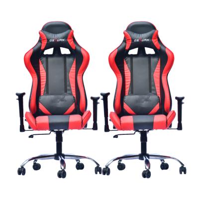 China Hydraulic Heated Lift Chair Low Price Computer Gaming Chair Red Racing for sale