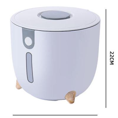 China Freshness Keeping Competitive Price 5kg Kitchen Food Storage Container Well Sealed Plastic Rice Grain Box Insect Proof Rice Box for sale